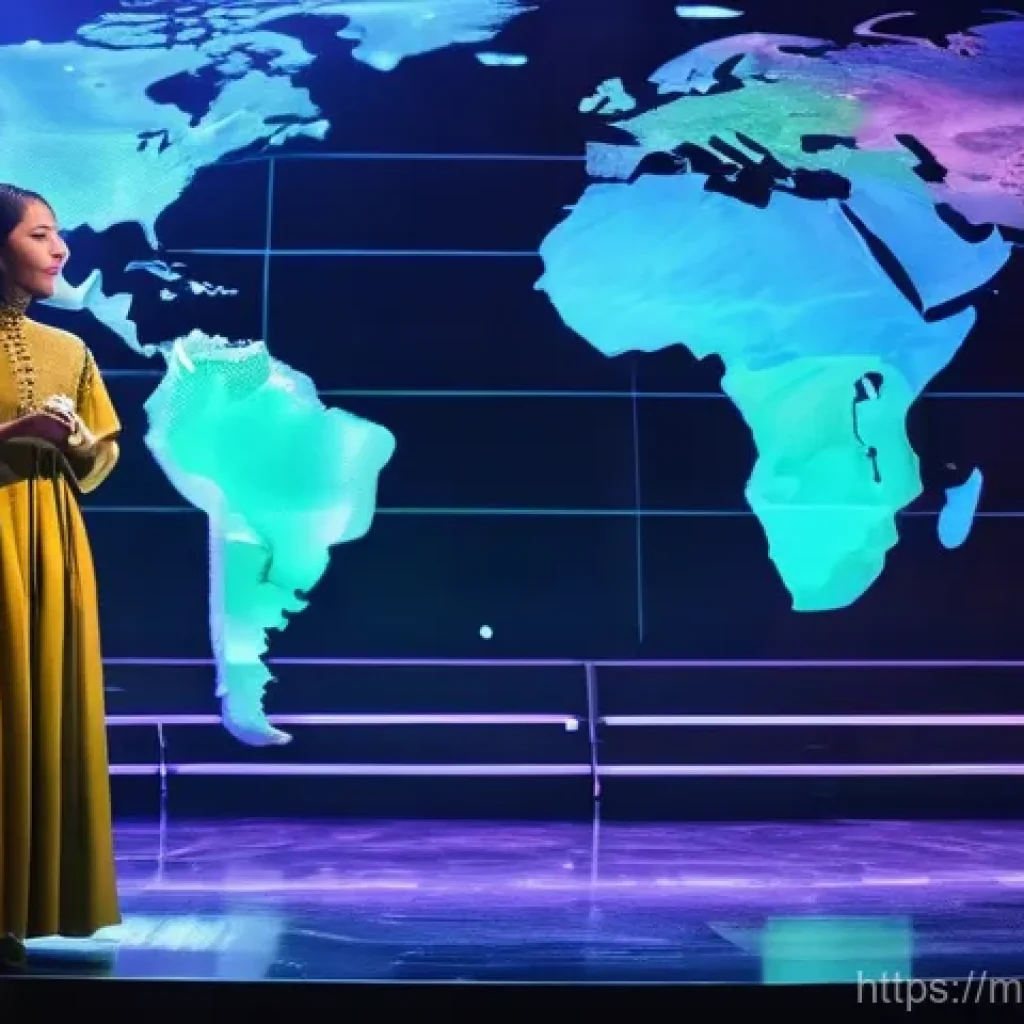 연주가 경력 인증을 위한 포트폴리오 작성법 - **A Global Stage for Malaysian Talent:**
    A vibrant and dynamic scene depicting a diverse group o...