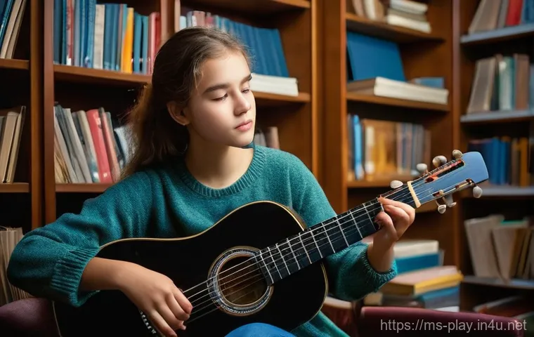 연주가 시험 대비 교재 추천 - **Prompt:** A diligent female teenager, dressed in modest, comfortable attire, intensely focused whi...