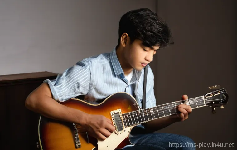 연주가의 자격증 실기 시험 필수 확인 사항 - Exam Day Performance (Calmness & Professionalism)**
    "A confident female musician, approximately ...